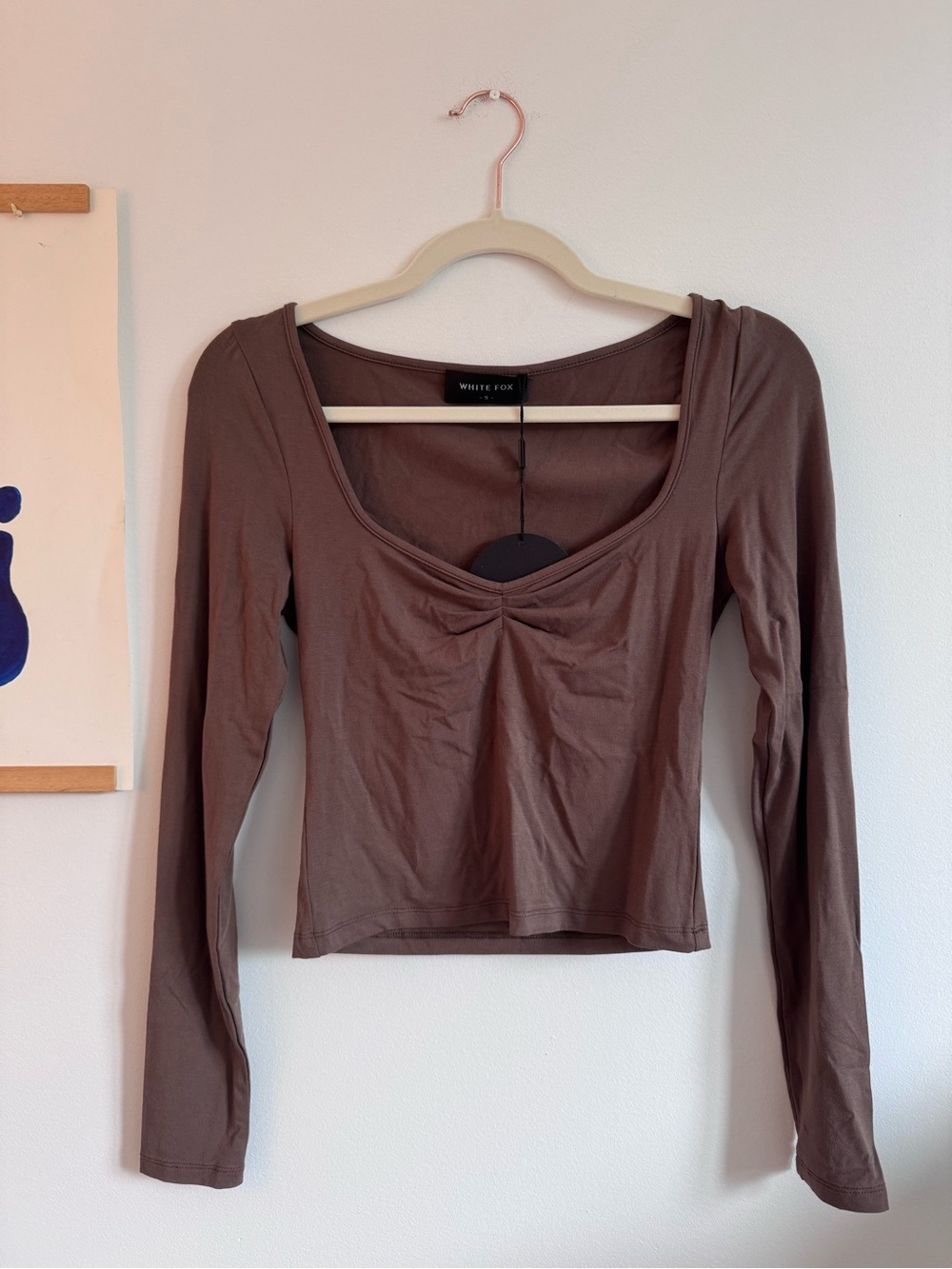 BNWT | Long Sleeve Top in Brown